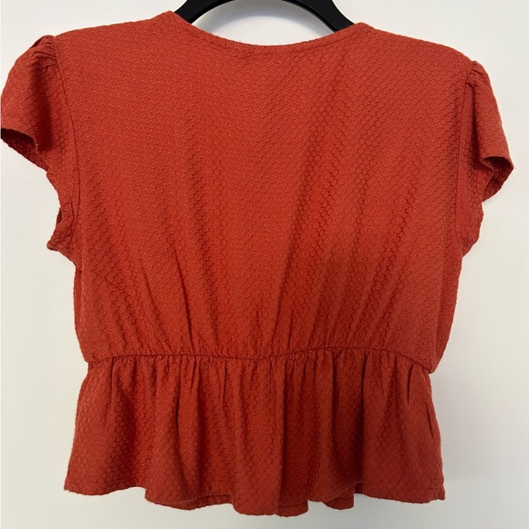 NWT ROXY Sweet Release V-Neck Woven Crop Top. Women's Size XS - Picture 3 of 7